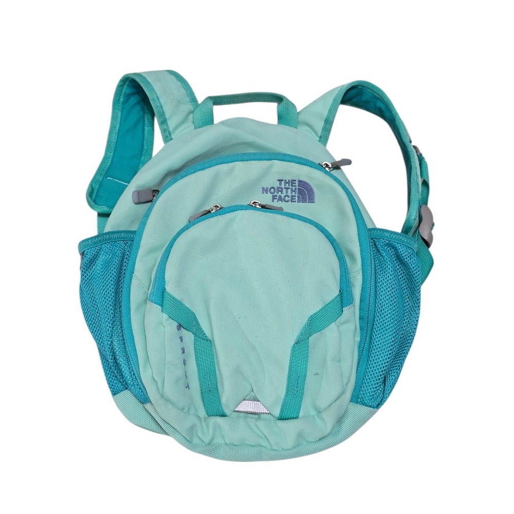 The North Face Sprout Toddler Backpack Teal Blue Kids Daypack Small NF00A3G6